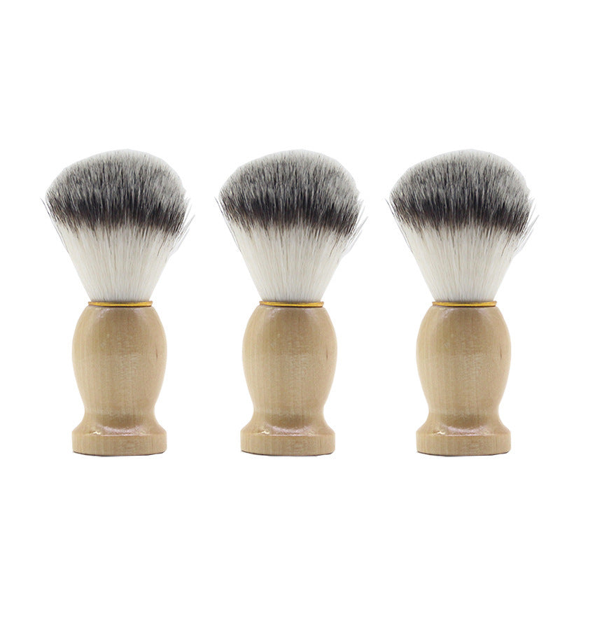 Barber Shop Wooden Old-fashioned Foaming Brush