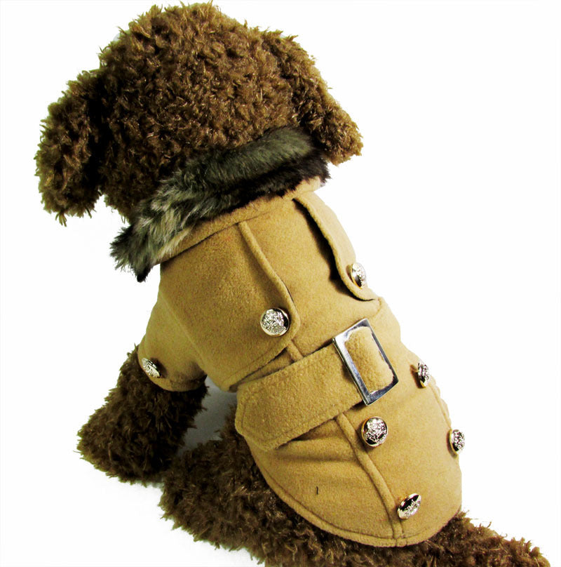 Dog clothes  warm cotton pet clothing