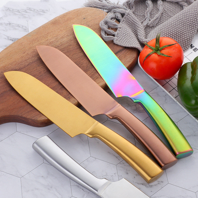 Colorful barbecue knife fruit knife knife barbecue