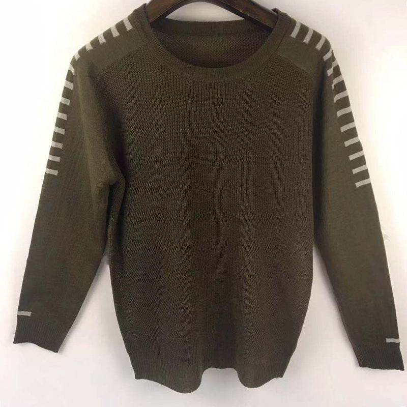 Men's Slim Long Sleeve Round Neck Knit Top