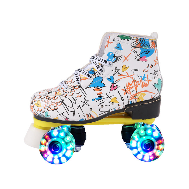 New Cool Roller Skates Double Row Skates