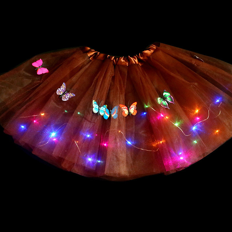 Illuminated Butterfly Skirt Tutu Skirt