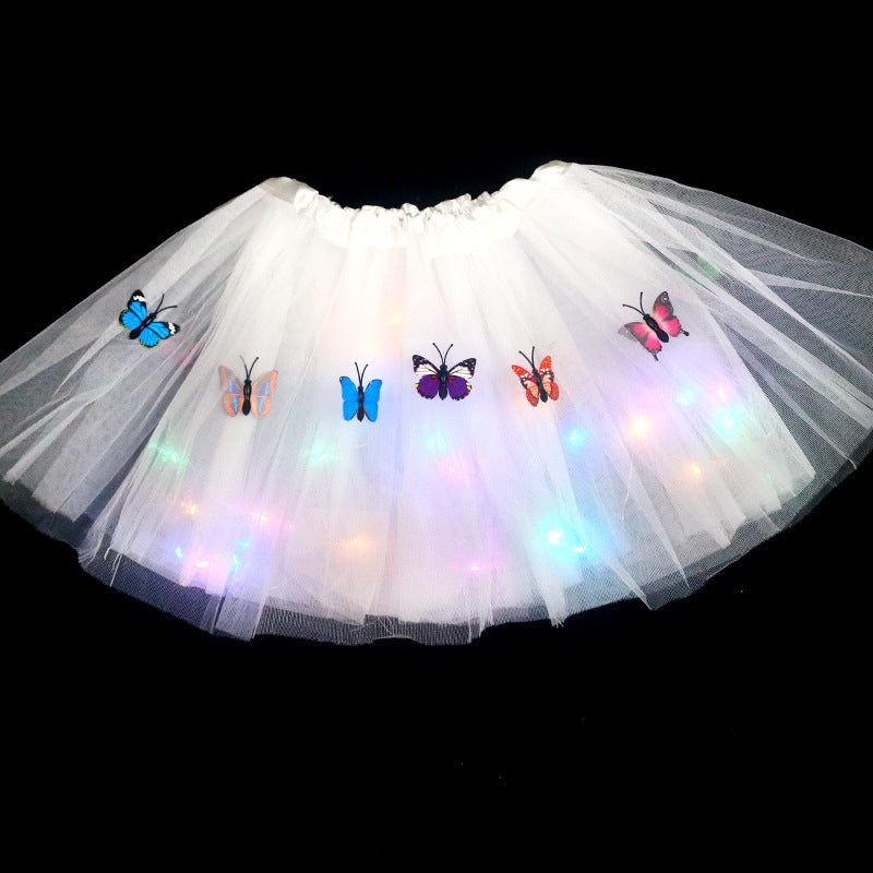 Illuminated Butterfly Skirt Tutu Skirt