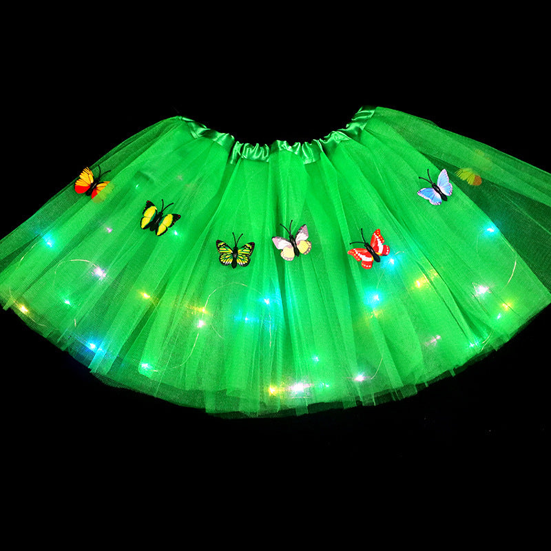 Illuminated Butterfly Skirt Tutu Skirt