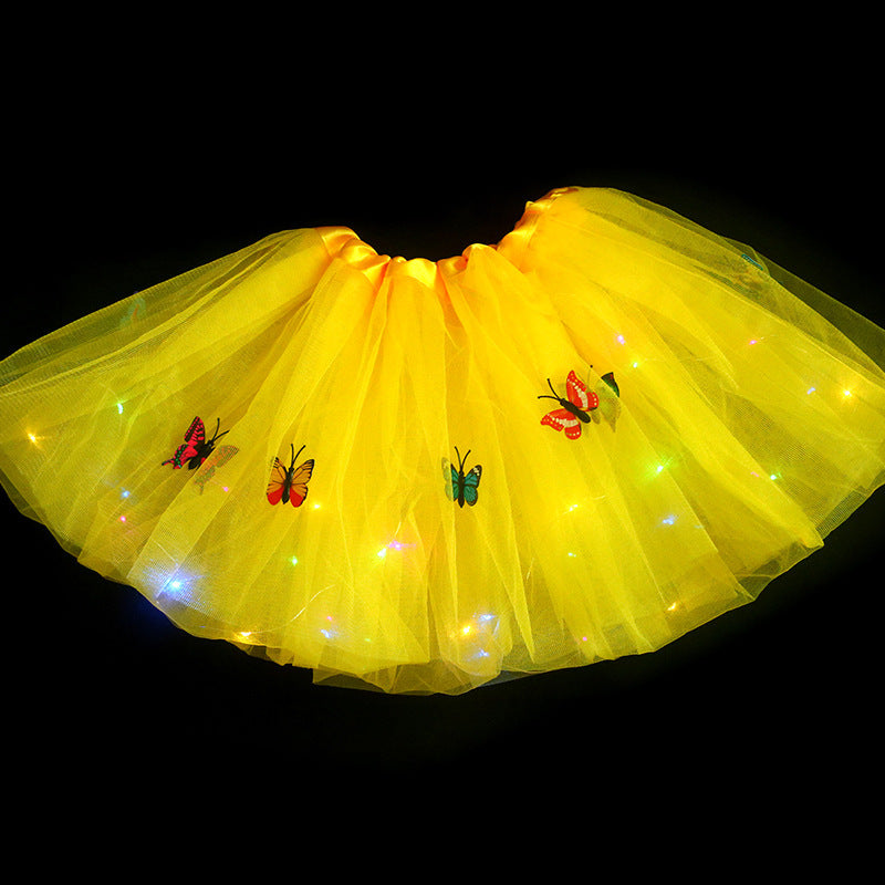 Illuminated Butterfly Skirt Tutu Skirt