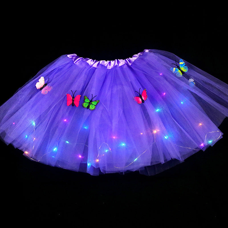 Illuminated Butterfly Skirt Tutu Skirt