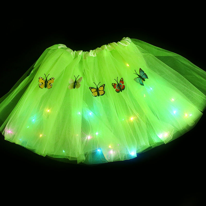 Illuminated Butterfly Skirt Tutu Skirt