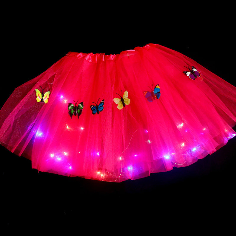 Illuminated Butterfly Skirt Tutu Skirt