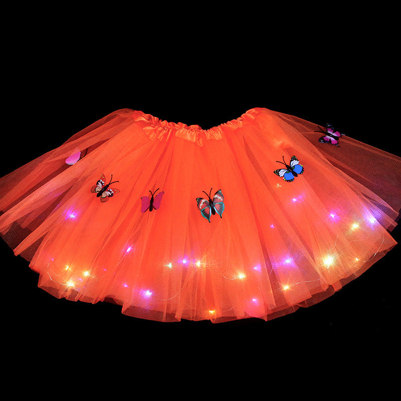 Illuminated Butterfly Skirt Tutu Skirt