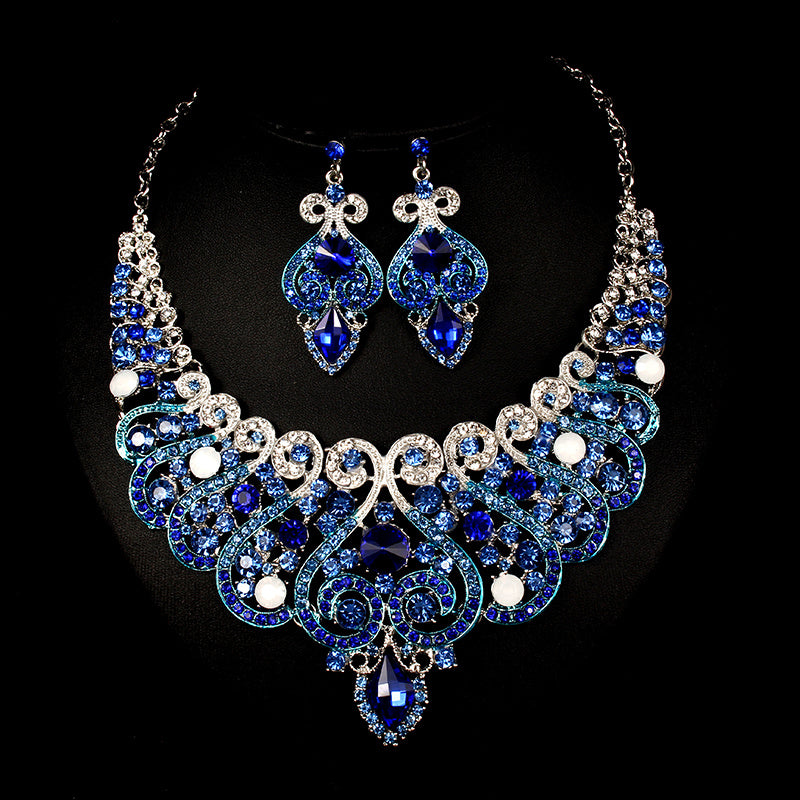 Exaggerated Necklace & Earring Set