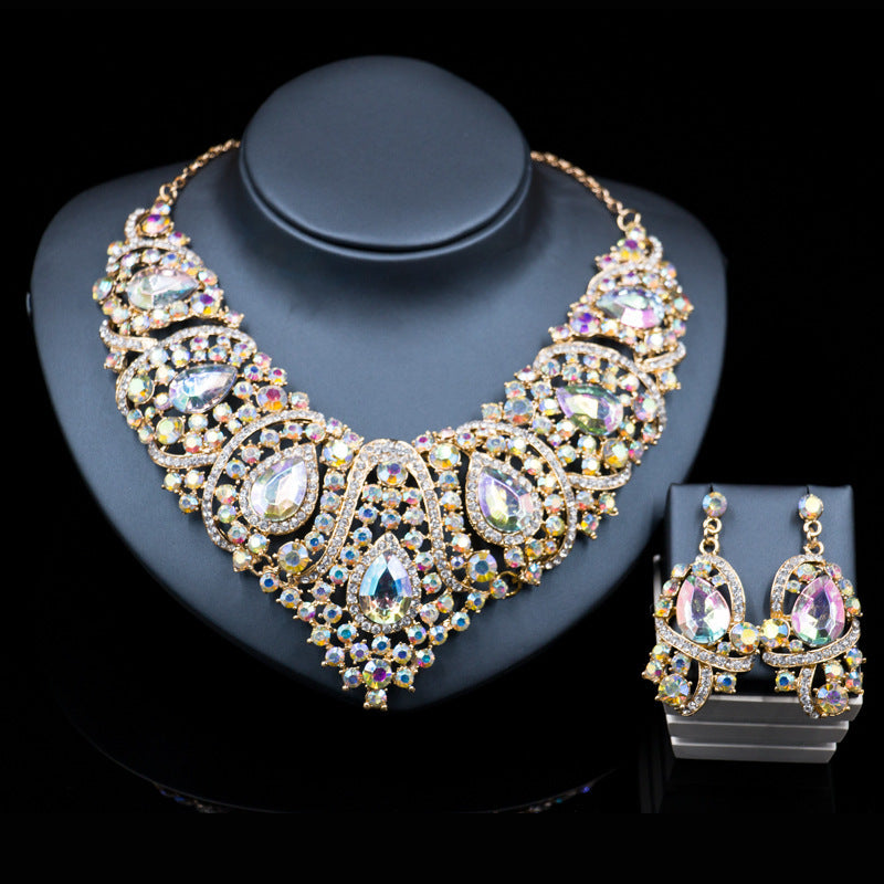 Exaggerated Necklace & Earring Set