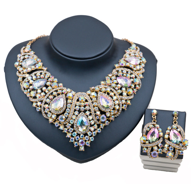 Exaggerated Necklace & Earring Set