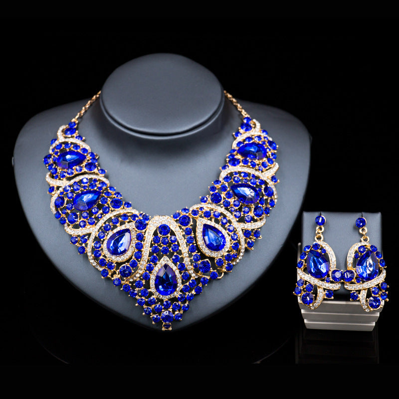 Exaggerated Necklace & Earring Set