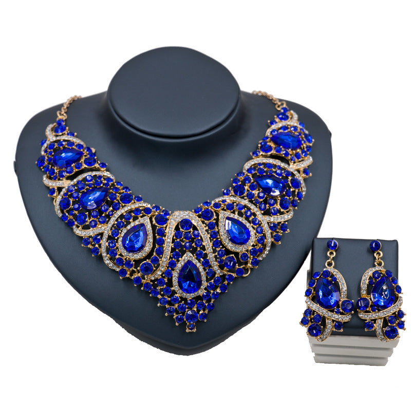 Exaggerated Necklace & Earring Set