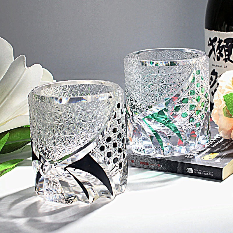 Handmade Crystal Whiskey/ Wine Glasses