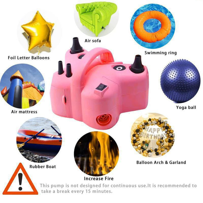 Balloon Motor Helium Tank Blowing Balloons Square Meters