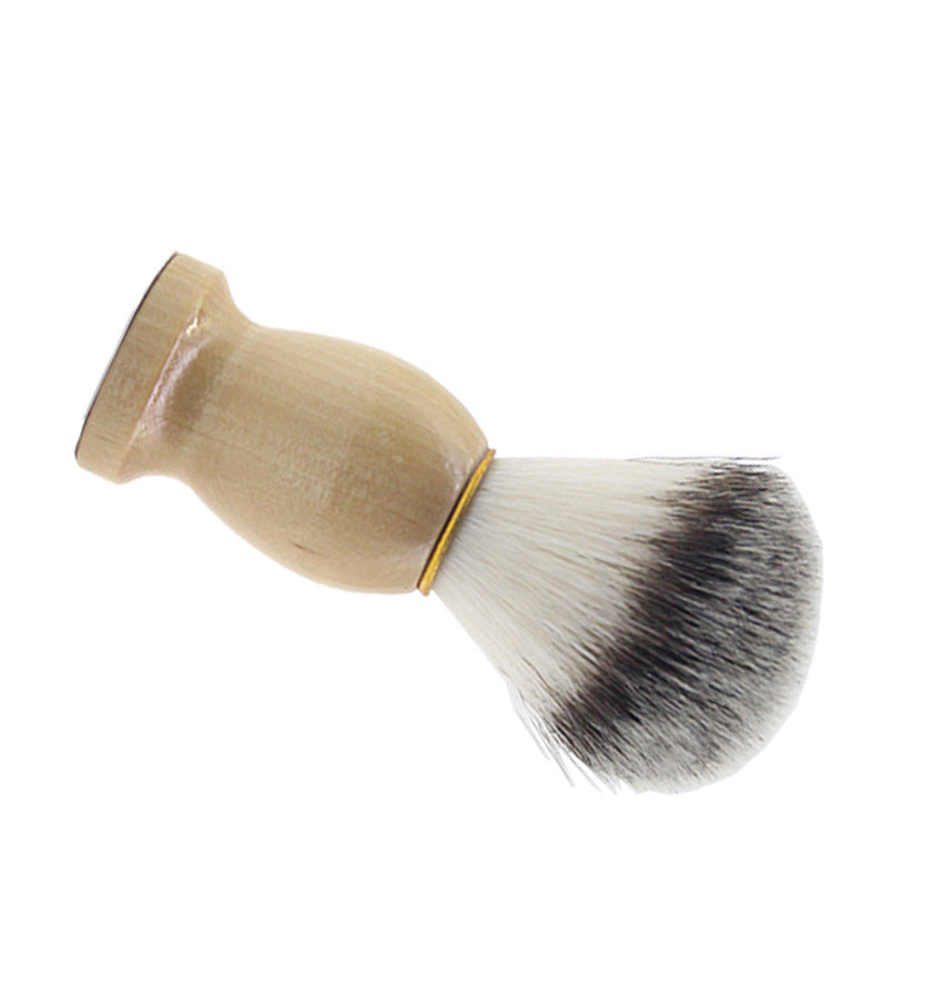 Barber Shop Wooden Old-fashioned Foaming Brush