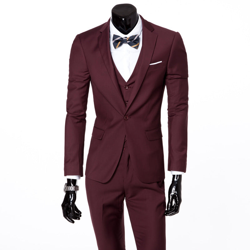 Men's Suit Set One Button Work All-match