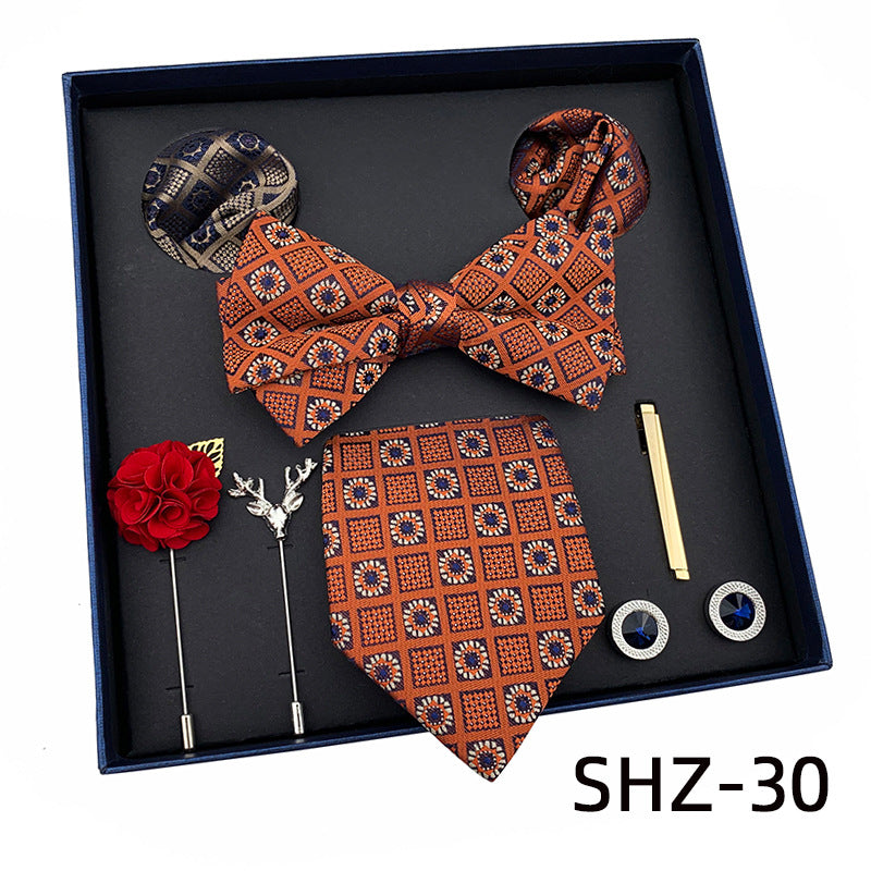 New Men&amp;#039;s Tie Light Luxury Gift Box Wedding Tie