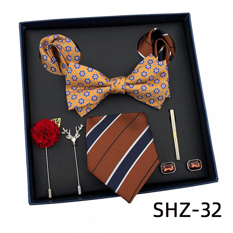 New Men&amp;#039;s Tie Light Luxury Gift Box Wedding Tie