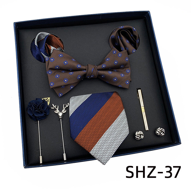 New Men&amp;#039;s Tie Light Luxury Gift Box Wedding Tie