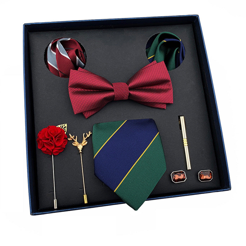 New Men&amp;#039;s Tie Light Luxury Gift Box Wedding Tie