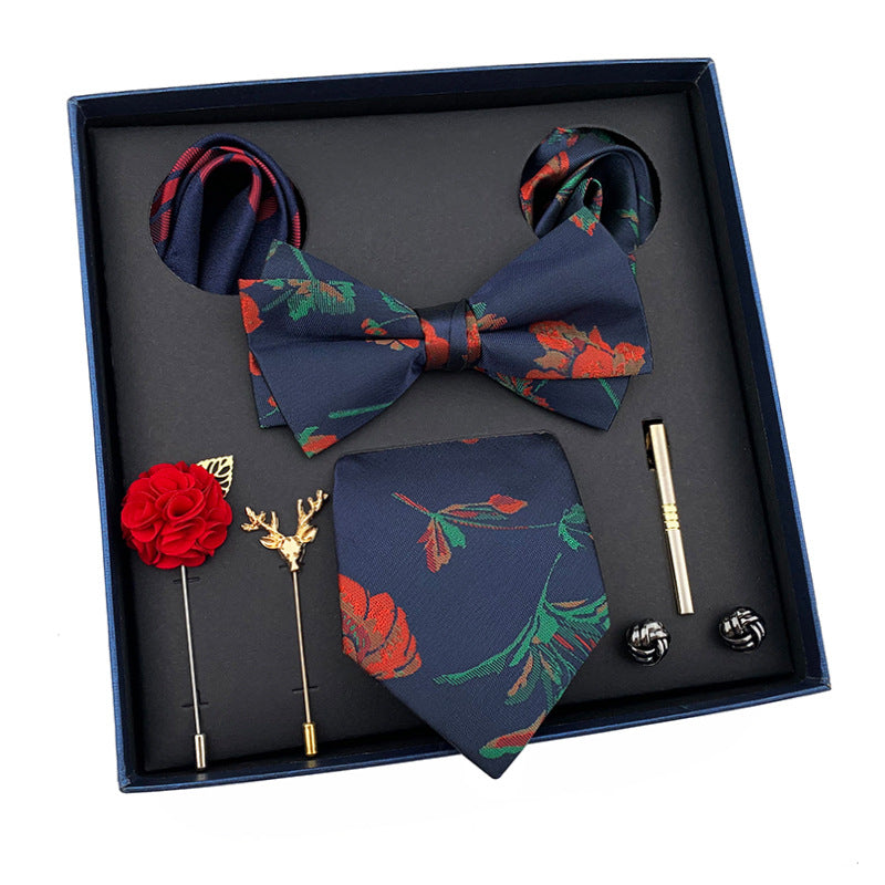 New Men&amp;#039;s Tie Light Luxury Gift Box Wedding Tie