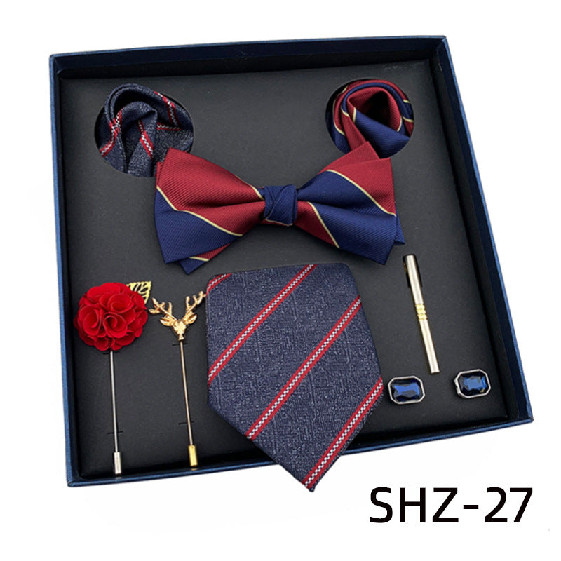 New Men&amp;#039;s Tie Light Luxury Gift Box Wedding Tie