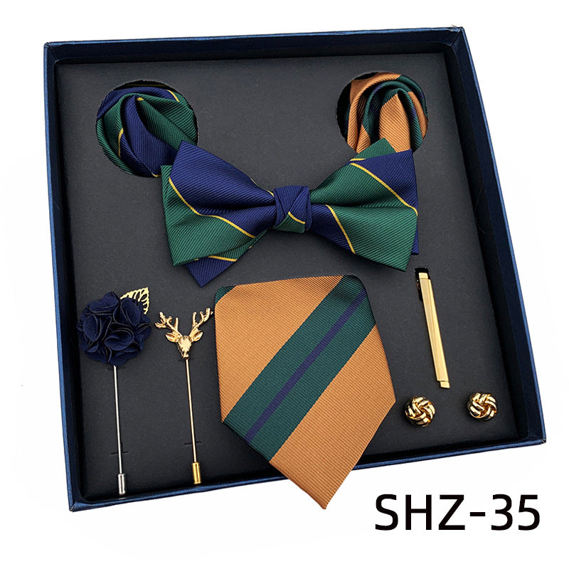 New Men&amp;#039;s Tie Light Luxury Gift Box Wedding Tie