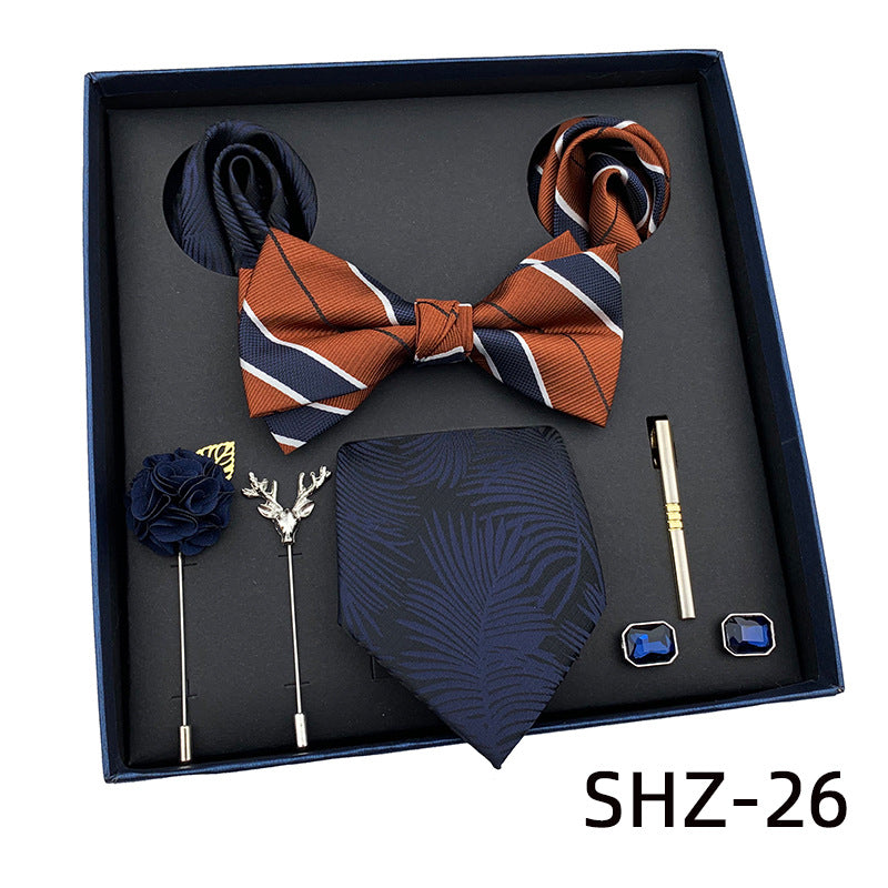 New Men&amp;#039;s Tie Light Luxury Gift Box Wedding Tie