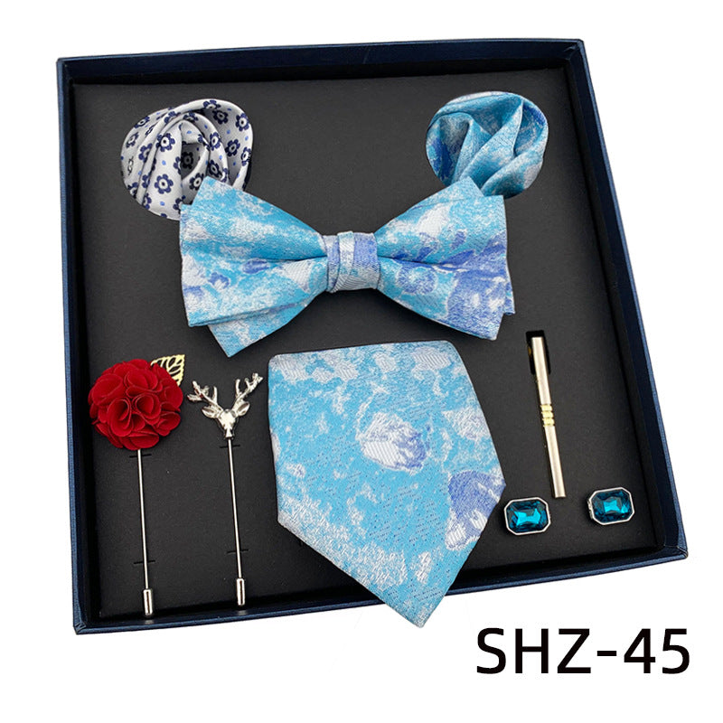 New Men&amp;#039;s Tie Light Luxury Gift Box Wedding Tie