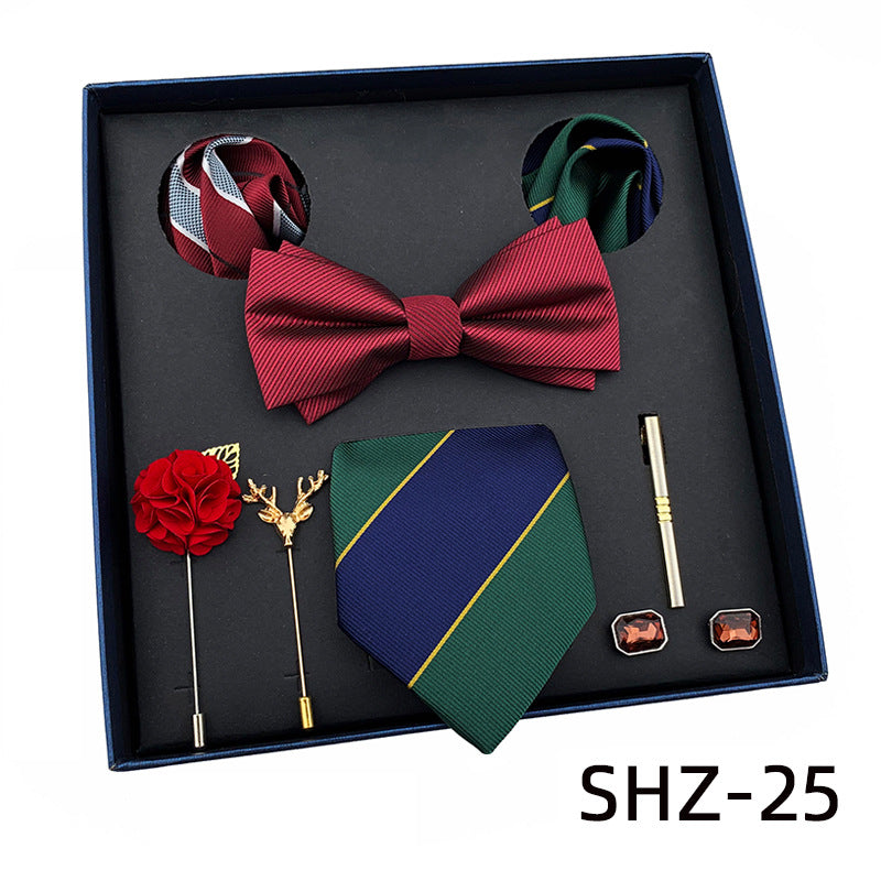 New Men&amp;#039;s Tie Light Luxury Gift Box Wedding Tie