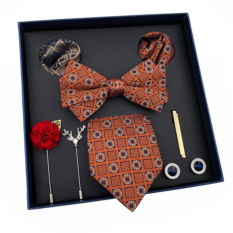 New Men&amp;#039;s Tie Light Luxury Gift Box Wedding Tie