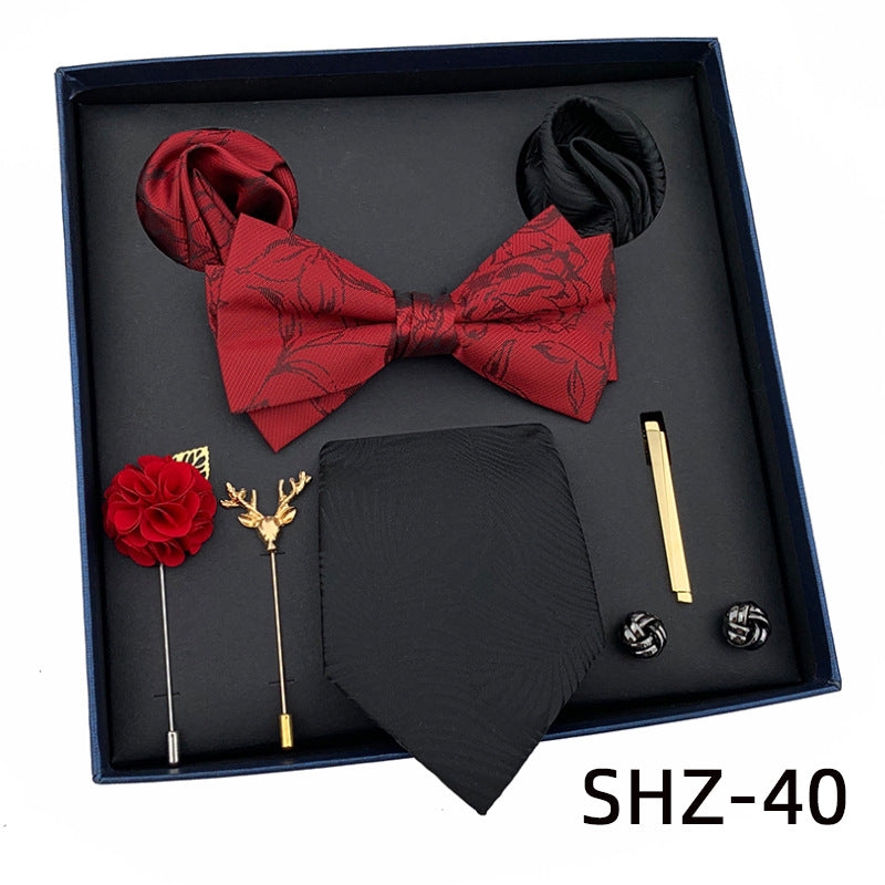 New Men&amp;#039;s Tie Light Luxury Gift Box Wedding Tie