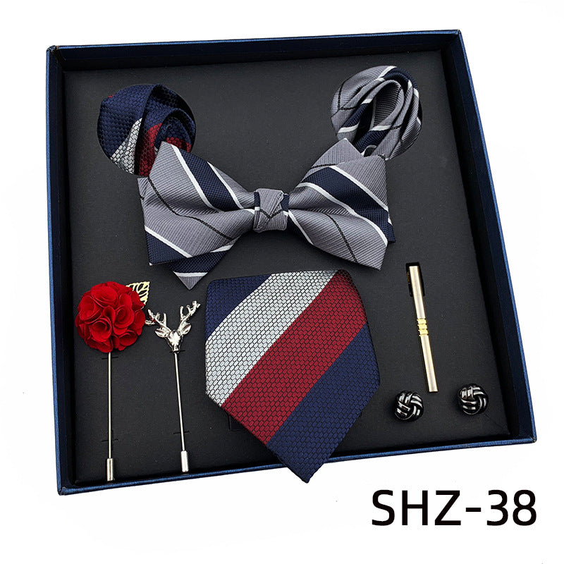 New Men&amp;#039;s Tie Light Luxury Gift Box Wedding Tie