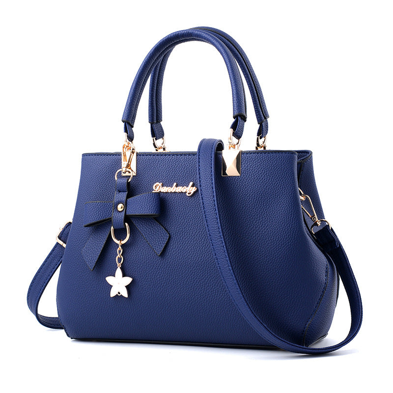 Women Shoulder Bag With Bowknot Star Pendant Totes