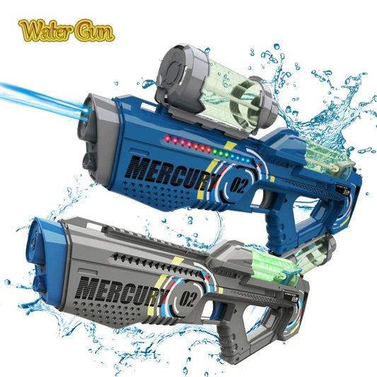 Automatic Summer Electric Water Gun With Light Rechargeable
