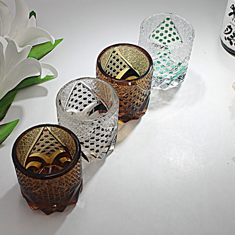 Handmade Crystal Whiskey/ Wine Glasses