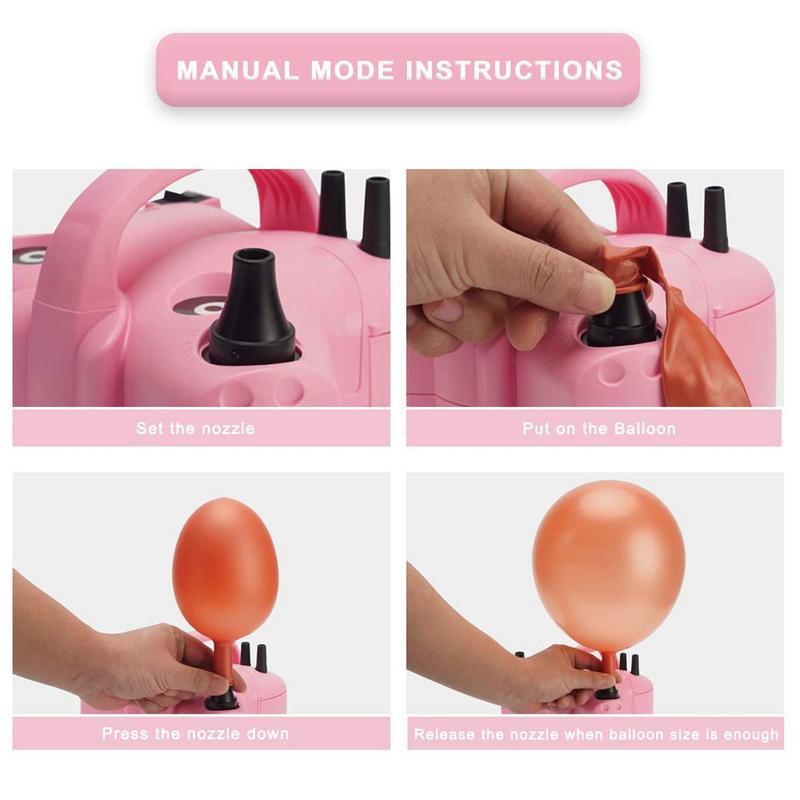 Balloon Motor Helium Tank Blowing Balloons Square Meters