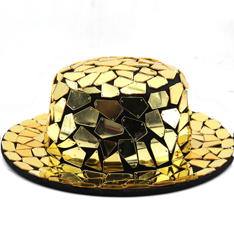 Golden Lens Patch British Jazz Top Hat